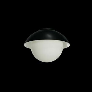 OSMONT LUK60502 LUKIDA 2 stropní/nástěnné skleněné svítidlo černá / bílá IP65 4000 K 20W LED obraz
