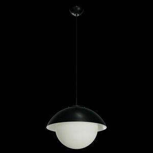 OSMONT LUK60538 LUKIDA ST3 závěsné skleněné svítidlo černá / bílá IP40 4000 K 27W LED obraz