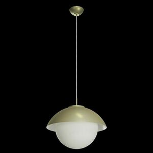 OSMONT LUK60542 LUKIDA ST3 závěsné skleněné svítidlo zlatá / bílá IP40 4000 K 27W LED obraz