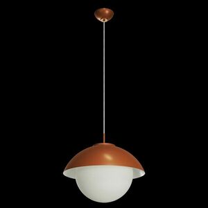 OSMONT LUK60546 LUKIDA ST3 závěsné skleněné svítidlo terakota / bílá IP40 4000 K 27W LED obraz