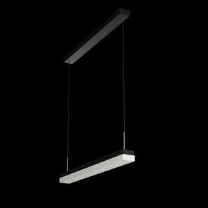 OSMONT MAT60052 MATAR LE1 závěsné plastové svítidlo černá / bílá IP40 3000 K 9W LED obraz