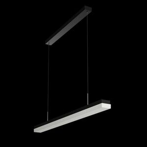 OSMONT MAT60060 MATAR LE2 závěsné plastové svítidlo černá / bílá IP40 3000 K 14W LED obraz