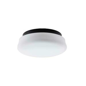 OSMONT RAN61941 RANA stropní/nástěnné skleněné svítidlo černá / bílá IP44 4000 K 10W LED obraz