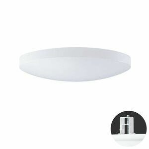 OSMONT SAG68186 SAGITA V2 stropní/nástěnné plastové polovestavné svítidlo bílá IP44 3000 K 24W LED HF obraz