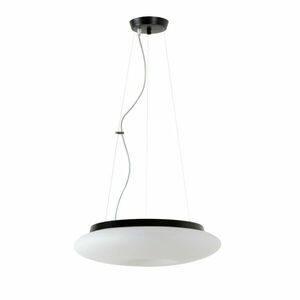 OSMONT SAT60454 SATURN L2 závěsné skleněné svítidlo černá / bílá IP20 3000 K 31W LED obraz