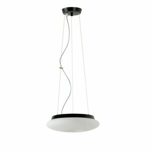 OSMONT SAT60951 SATURN L1 závěsné skleněné svítidlo černá / bílá IP20 4000 K 16W LED obraz