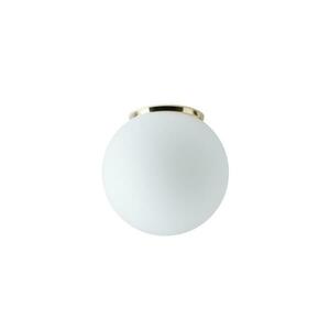 OSMONT STY44988 STYX 2 stropní/nástěnné skleněné svítidlo mosaz leštěná / bílá IP65 25W E27 obraz