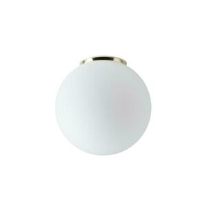 OSMONT STY45002 STYX 3 stropní/nástěnné skleněné svítidlo mosaz leštěná / bílá IP65 25W E27 obraz