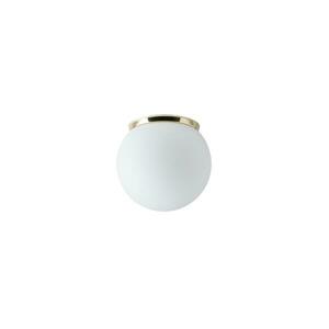 OSMONT STY61224 STYX 1 stropní/nástěnné skleněné svítidlo mosaz leštěná / bílá IP65 3000 K 8W LED obraz