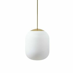 OSMONT TAN62261 TANIA P1 HP závěsné skleněné svítidlo mosaz leštěná / bílá IP40 3000 K 52W LED obraz