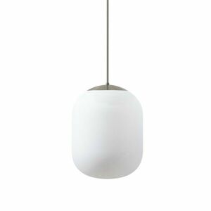 OSMONT TAN62283 TANIA P1 HP závěsné skleněné svítidlo nerez broušená / bílá IP40 3000 K 52W LED obraz