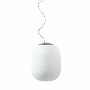 OSMONT TAN62876 TANIA L2 HP závěsné skleněné svítidlo nerez broušená / bílá IP40 4000 K 59W LED obraz