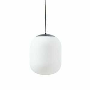 OSMONT TAN62882 TANIA S1 HP závěsné skleněné svítidlo černá / bílá IP40 4000 K 52W LED obraz