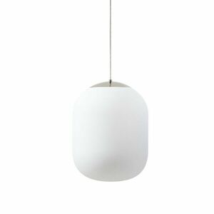 OSMONT TAN62886 TANIA S1 HP závěsné skleněné svítidlo nerez leštěná / bílá IP40 4000 K 52W LED obraz