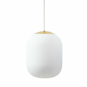 OSMONT TAN62894 TANIA S2 HP závěsné skleněné svítidlo mosaz leštěná / bílá IP40 4000 K 59W LED obraz