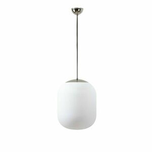 OSMONT TAN66924 TANIA P1 závěsné skleněné svítidlo nerez leštěná / bílá IP40 4000 K 27W LED obraz