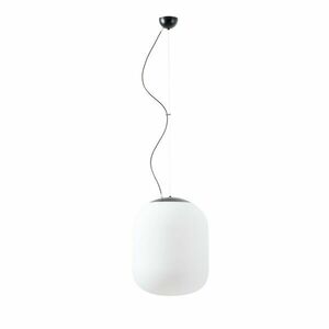 OSMONT TAN67304 TANIA L1 závěsné skleněné svítidlo černá / bílá IP40 3000 K 27W LED obraz