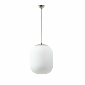 OSMONT TAN67356 TANIA S1 závěsné skleněné svítidlo nerez leštěná / bílá IP40 3000 K 27W LED obraz