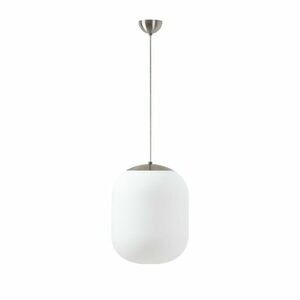 OSMONT TAN67358 TANIA S1 závěsné skleněné svítidlo nerez broušená / bílá IP40 3000 K 27W LED obraz