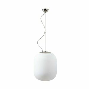 OSMONT TAN67812 TANIA L1 závěsné skleněné svítidlo nerez leštěná / bílá IP40 4000 K 27W LED obraz