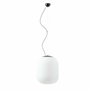 OSMONT TAN67826 TANIA L2 závěsné skleněné svítidlo černá / bílá IP40 4000 K 41W LED obraz