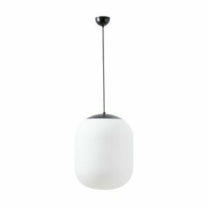 OSMONT TAN67852 TANIA S1 závěsné skleněné svítidlo černá / bílá IP40 4000 K 27W LED obraz