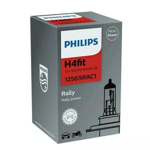 Philips H4 12V 100/90W P43T-38 Rally obraz