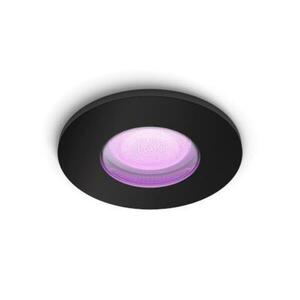 Philips HUE WACA Xamento podhledové LED svítidlo 1x GU10 5.7W 350lm 2000-6500K RGB IP44, černé obraz
