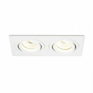 RED - DESIGN RENDL RENDL PASADENA GU10 SQ II zápustná bílá 230V GU10 2x50W R12713 obraz