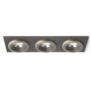 RED - DESIGN RENDL RENDL SHARM SQ III zápustná hnědá/perleťová zlatá 230V LED 3x10W 24° 3000K R13262 obraz