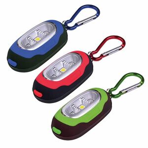 Solight LED svítilna s karabinou, 30lm, COB LED, 2x CR2032 součástí WL114-1 obraz