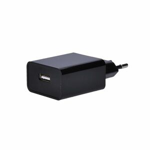 Solight USB nabíjecí adaptér, 1x USB, 2400mA, AC 230V, černý DC47 obraz