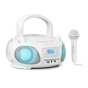 Auna Roadie Sing CD Boombox FM rádio Světelná show CD přehrávač Mikrofon obraz