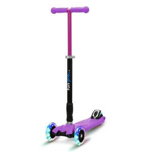 Fun pro TWO Dětská koloběžka, od 5 let, LED kolečka, 80 kg, skládací, výškově nastavitelná obraz