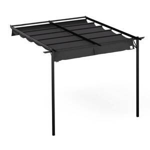 Blumfeldt Pantheon Wall Pergola, nástěnná pergola, 3 x 3 m, práškově lakovaná ocel, odolná proti povětrnostním vlivům obraz