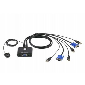 Aten CS22U konzolový (KVM) přepínač Černá CS22U obraz