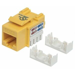 Intellinet 210584 Keystone modul C6 UTP žlutý 210584 obraz