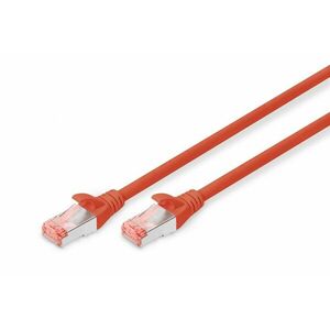Digitus DK-1644-100/R síťový kabel Červená 10 m DK-1644-100/R obraz