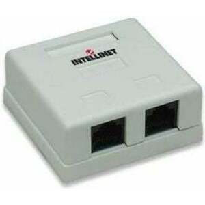 Intellinet 210898 Zásuvka 2xRJ45 NAT C5 UTP WH 210898 obraz