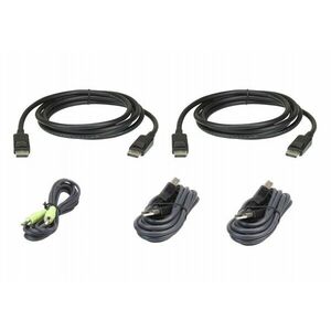 ATEN 2L-7D02UDPX5 KVM kabel Černá 1, 8 m 2L-7D02UDPX5 obraz