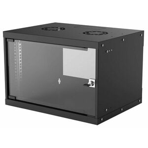 Intellinet 714143 6U nástěnný rack 54/40 černý plochý 714143 obraz