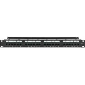 Intellinet 721035 Patch panel 24 UTP C6 podpora kabelů 721035 obraz