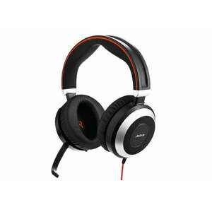 Jabra Evolve 80 Stereo Sluchátka s mikrofonem Kabel Přes 14401-11 obraz