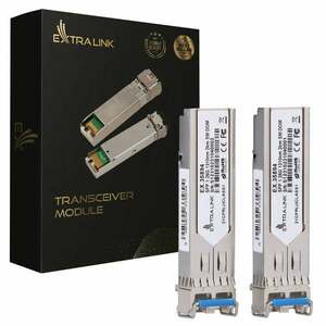 Extralink SFP 1.25G 2-pack | SFP modul | 1, 25Gbps, LC/UPC EX.35894 obraz