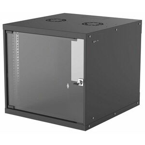 Intellinet 714808 9U nástěnný rack 54/56 černý plochý 714808 obraz