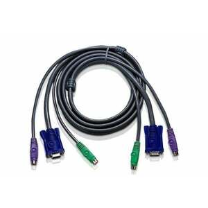 ATEN 10ft PS/2 KVM kabel Černá 3 m 2L-1003P/C obraz