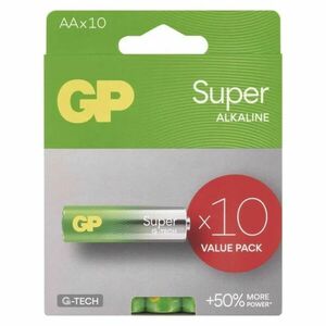 EMOS GP Alkalická baterie GP Super LR6 (AA) 10ks obraz