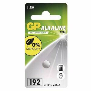 EMOS GP alkalická gombíková baterie 192F (LR41) 1BL obraz
