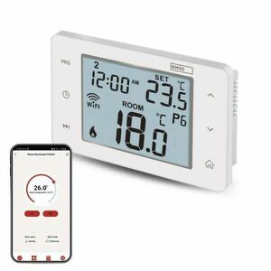 EMOS Izbový programovateľný drôtový WiFi GoSmart termostat P56201 obraz
