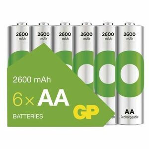 EMOS Nabíjacia baterie GP ReCyko 2600 (AA) 6 ks obraz